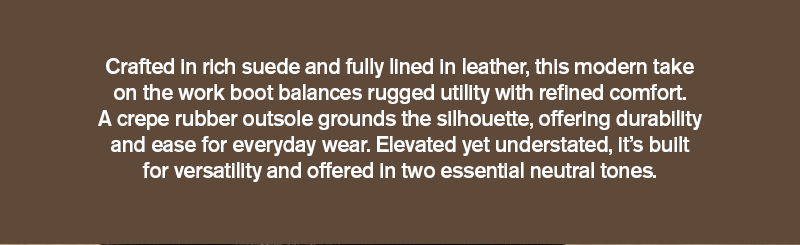MEN'S SUEDE WORK BOOT