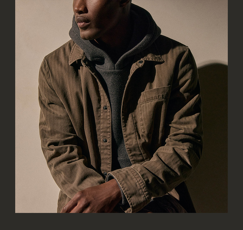 MEN'S HERRINGBONE JACKET MEN'S HERRINGBONE JACKET