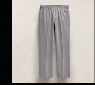 MEN'S STRETCH WOOL TROUSER
