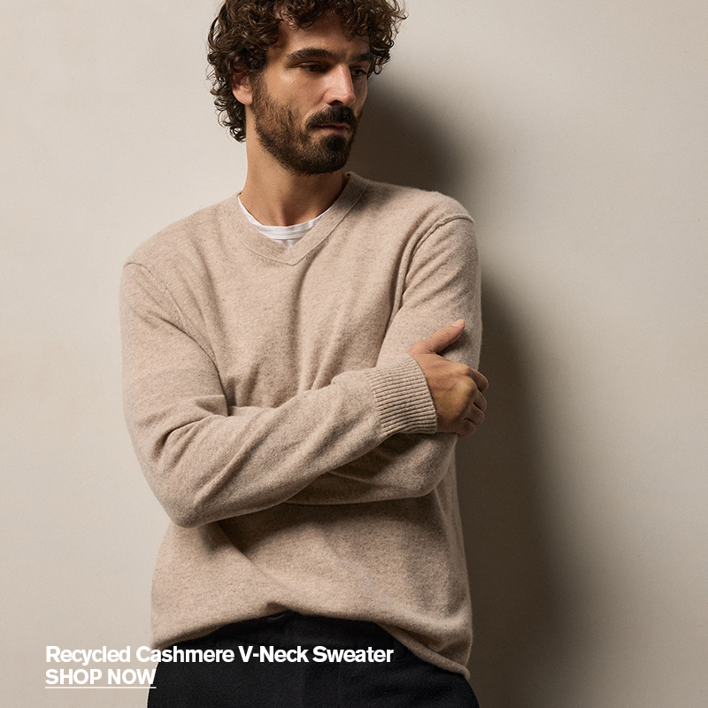 MEN'S CASHMERE V NECK