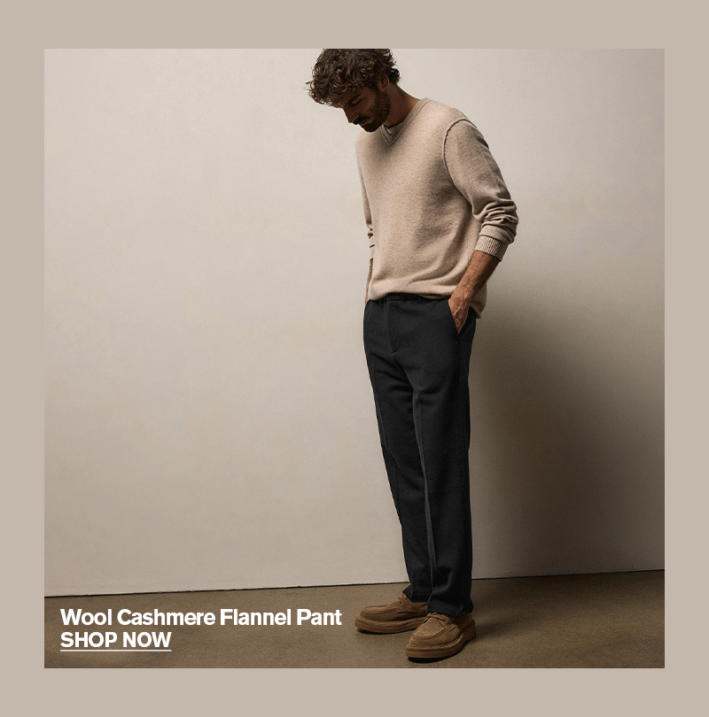 MEN'S CASHMERE FLANNEL PANT