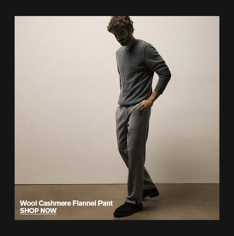 MEN'S CASHMERE FLANNEL PANT