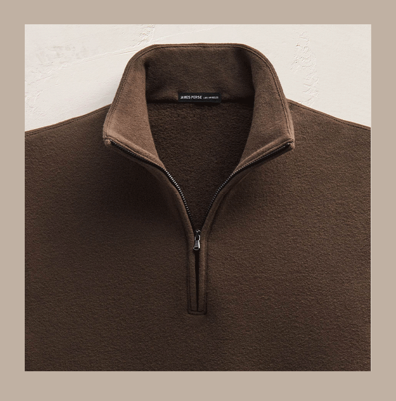 MEN'S COZY HALF ZIP