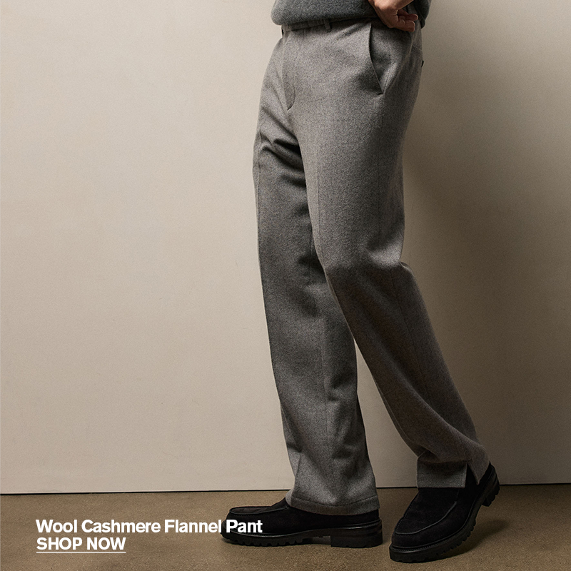 MEN'S WOOL CASHMERE FLANNEL PANT MEN'S WOOL CASHMERE FLANNEL PANT