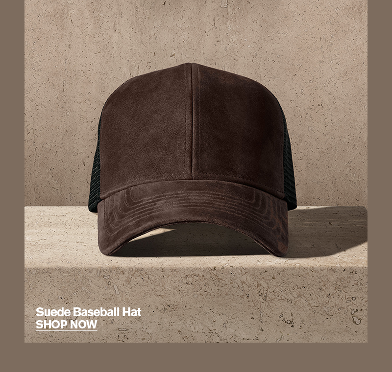 SUEDE BASEBALL HAT