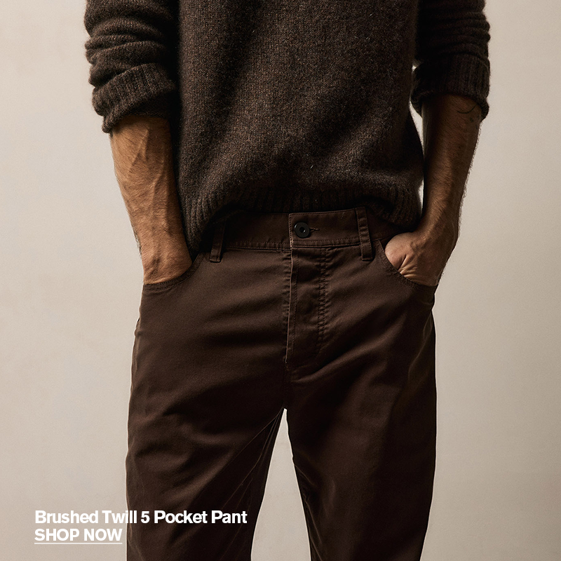 MEN'S BRUSHED TWILL PANT