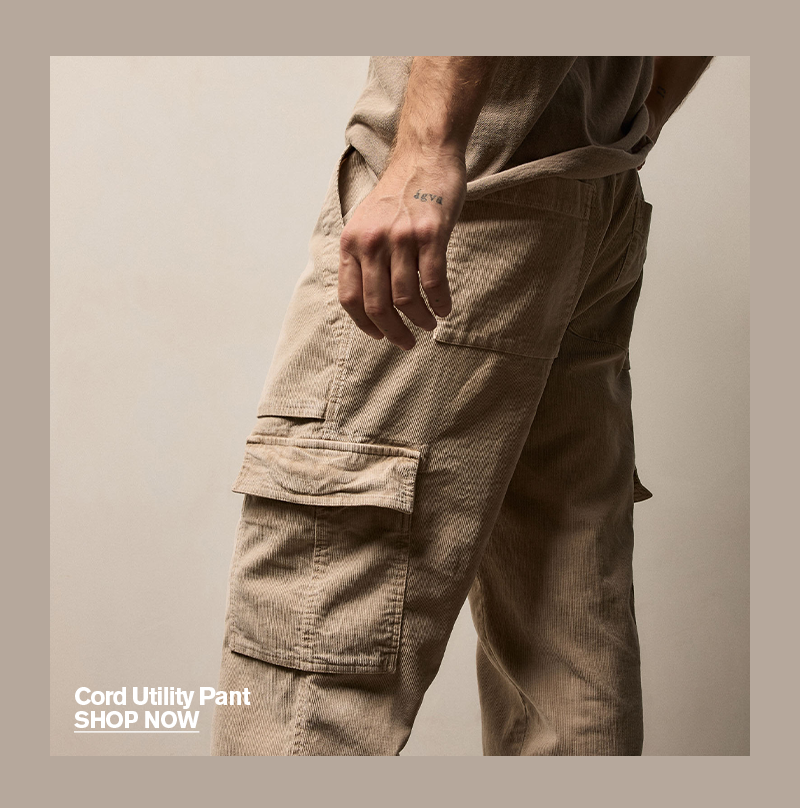 MEN'S CORD UTILITY PANT