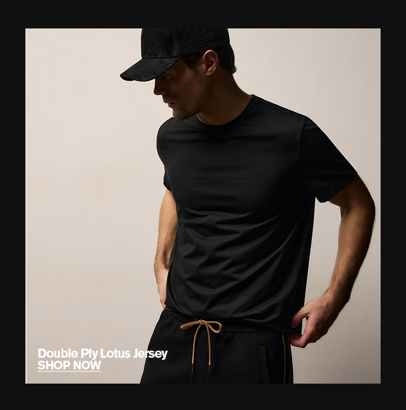 MEN'S DOUBLE PLY LOTUS JERSEY