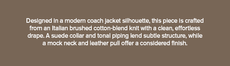 MEN'S COTTON COACH JACKET