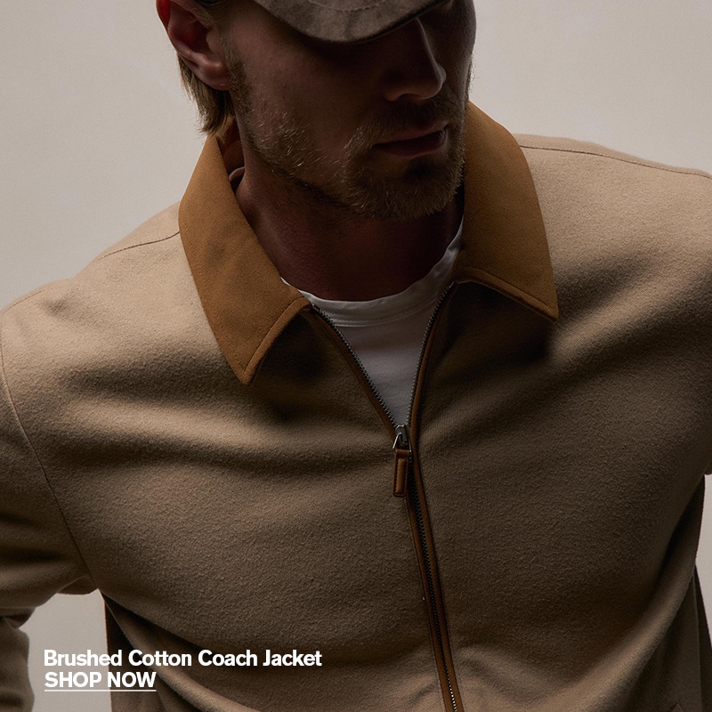 MEN'S COTTON COACH JACKET