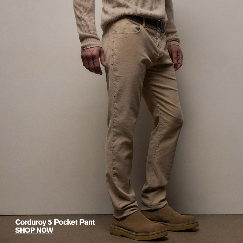 MEN'S CORD 5 POCKET PANT
