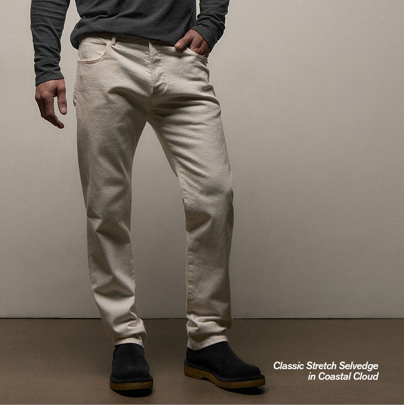 MEN'S STRETCH SELVEDGE DENIM PANT