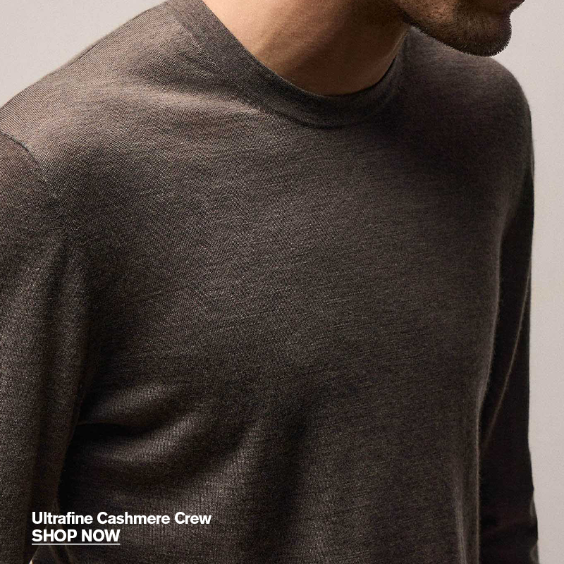 MEN'S ULTRAFINE CASHMERE CREW