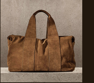 MONTECITO SUEDE WEEKEND BAG