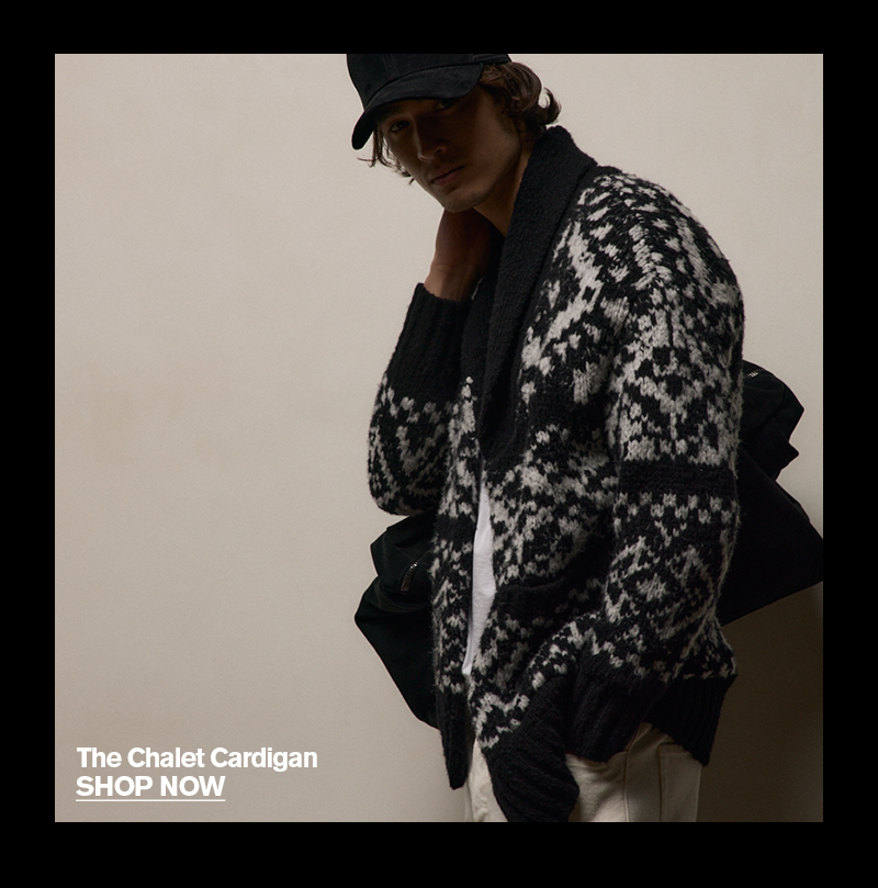 THE CHALET CARDIGAN THE CHALET CARDIGAN