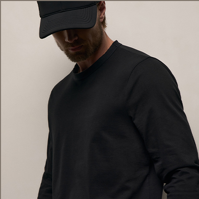 MEN'S LONG SLEEVE HEAVY LUXE JERSEY CREW