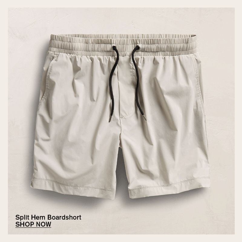 MEN'S SPLIT HEM BOARDSHORT