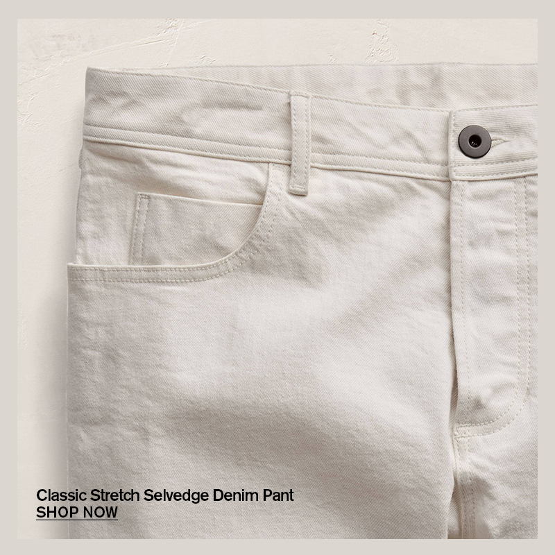 MEN'S CLASSIC STRETCH SELVEDGE DENIM