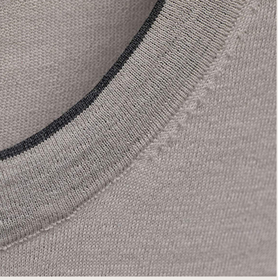 MEN'S ULTRAFINE CASHMERE TIPPED CREW MEN'S ULTRAFINE CASHMERE TIPPED CREW