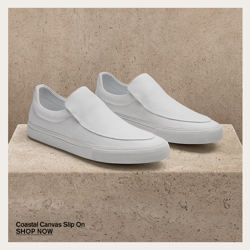 MEN'S COASTAL CANVAS SLIP ON MEN'S COASTAL CANVAS SLIP ON