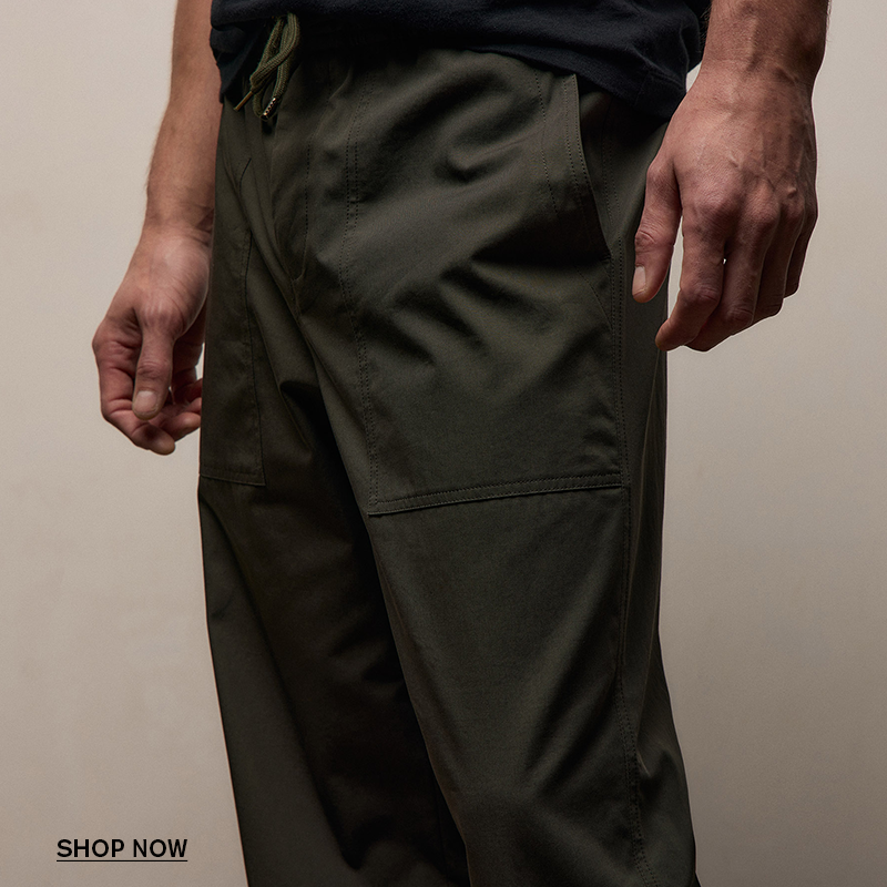 MEN'S COTTON TWILL PATCH POCKET PANT MEN'S COTTON TWILL PATCH POCKET PANT