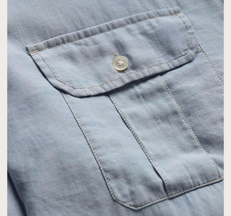 MEN'S FEATHERWEIGHT DENIM UTILITY SHIRT