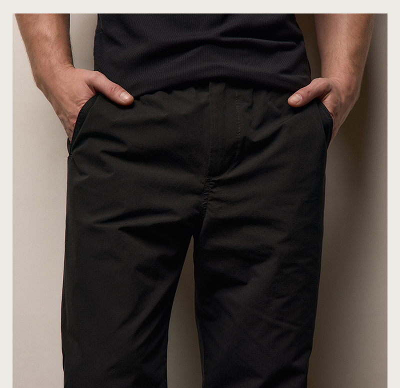 MEN'S ITALIAN HEAVY POPLIN TROUSER