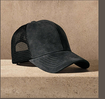 MEN'S SUEDE BASEBALL HAT