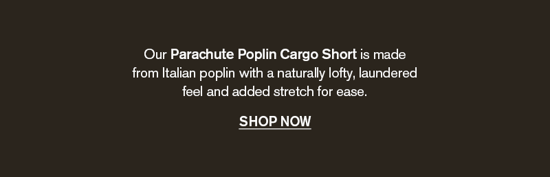 MEN'S PARACHUTE POPLIN CARGO SHORT