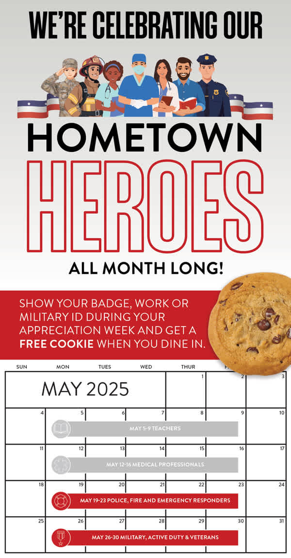 2025 Hometown Heroes Reminder