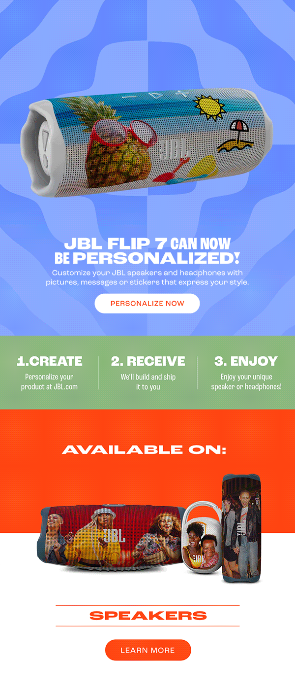JBL Flip 7 Personalization