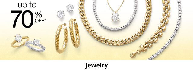Jewelry up to 70% off*