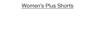Women's Plus Shorts