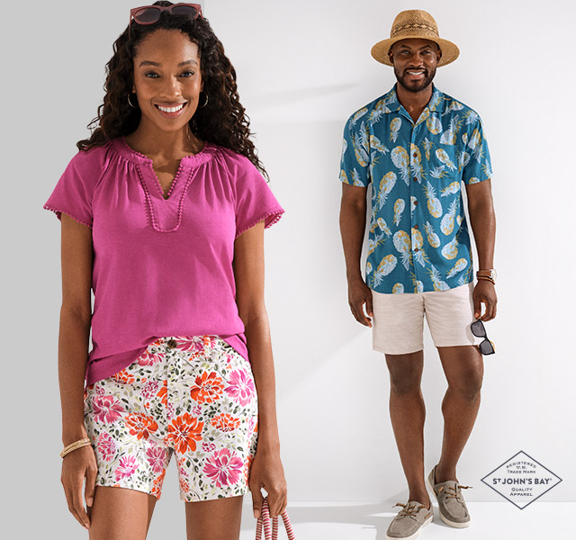 From $17.99 Women's St. John's Bay Apparel, select styles. Also in plus, petite & tall sizes.