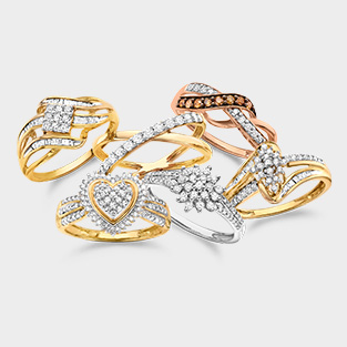 1/3 Ct. T.W. Natural Or Lab-Grown Diamond In 10K Gold