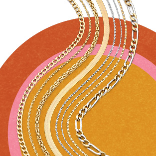 Gold, Sterling Silver & Gold-Over-Silver Chains