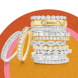 1/3 to 1/2 Ct. T.W. Lab-Grown Diamond In 10K Gold 