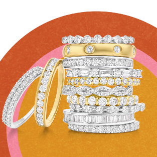 1/3 to 1/2 Ct. T.W. Lab-Grown Diamond In 10K Gold 