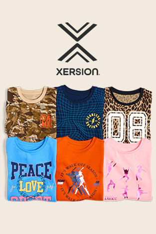 back-to-school deal. From $7.99 Kids' Xersion Tees Or Shorts, select styles. Coupon excluded.