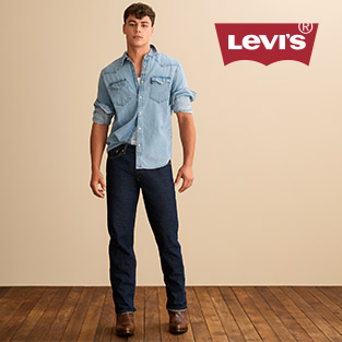 30% Off Men's Levi's, select styles | Also in extended sizes | Additional offers & coupons do not apply to Levi's.