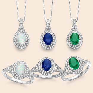Genuine, Lab-Created &/or Simulated Gemstones