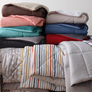 Home Expressions Ultra Soft Down-Alternative Reversible Comforter