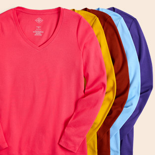 Women's 3/4 or Long-Sleeve Tees 