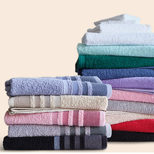 Home Expressions Solid Or Striped Bath Towels