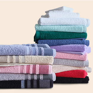 Home Expressions Solid Or Striped Bath Towels