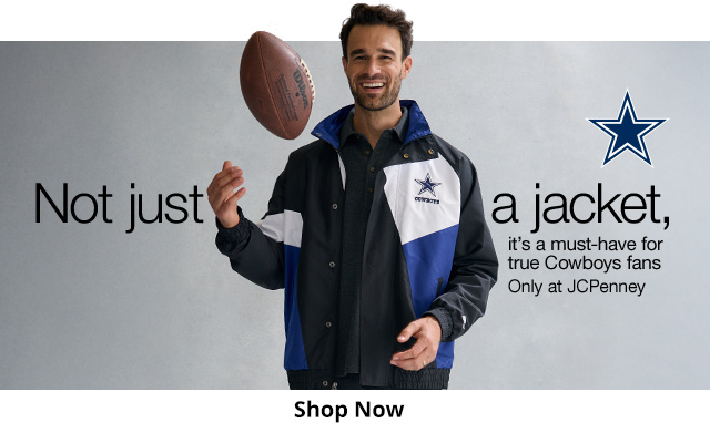Not just a jacket, it's a must-have for true Cowboys fans. Only at JCpenney. Shop Now