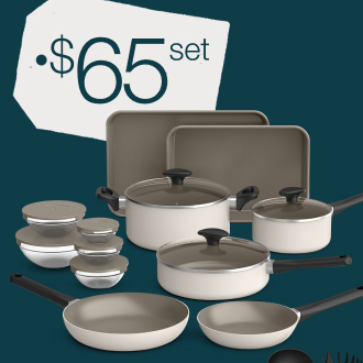 Bella 21-Pc. Non-Stick Cookware Set