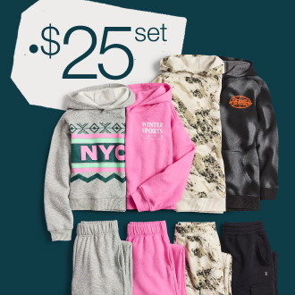 Kids' Xersion Fleece Sets
