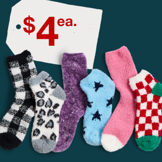 Mixit 2-Pk. Cozy Socks