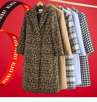 Classic polish that checks all the boxes | block friday special | $79.99 each Liz Claiborne Or Worthington Wool Coats, select styles